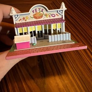 COMPLETE SET: Vintage Blue Bird Polly Pocket 1993 Pet Store House